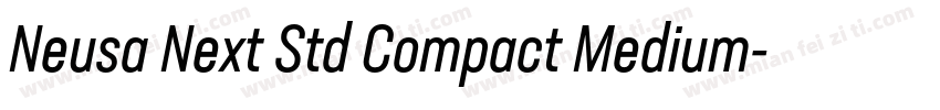 Neusa Next Std Compact Medium字体转换